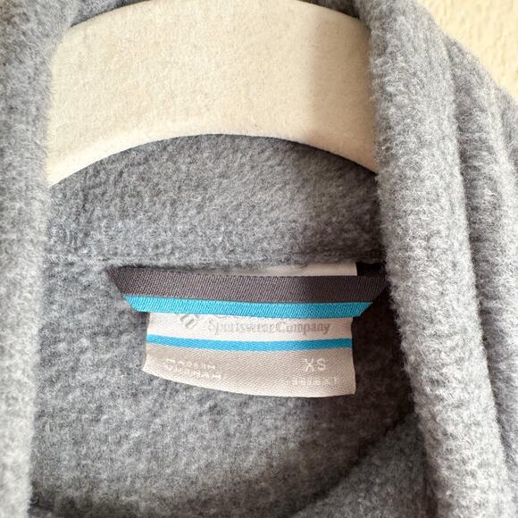 Columbia Grey Full Zip Fleece Jacket - Youth XS Outdoor Gorp - Picture 4 of 7